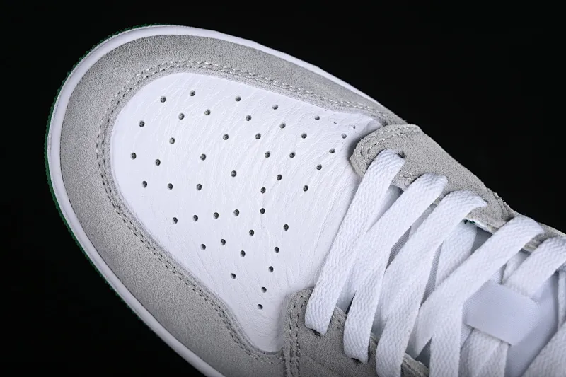 All categories Air Jordan Jordan series basketball shoes Air Jordan 1 Low G version pure original Air Jordan 1 Low Golf AJ1 Joe 1 new golf version gray white green color DD9315-112